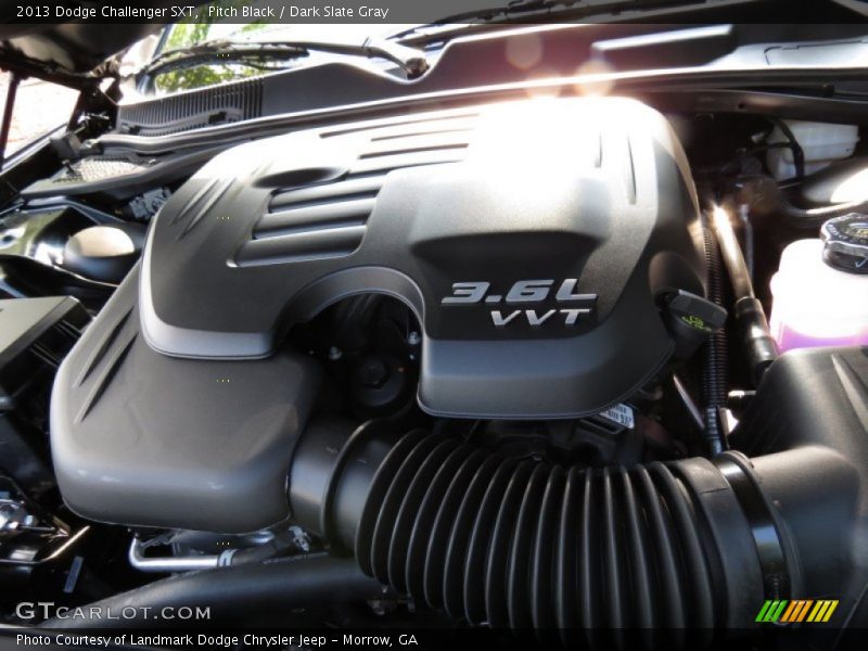 Pitch Black / Dark Slate Gray 2013 Dodge Challenger SXT