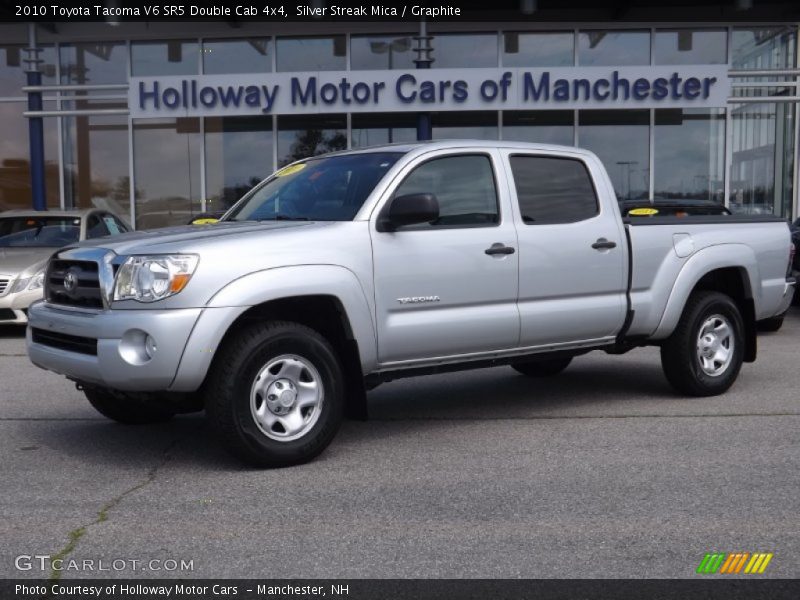 Silver Streak Mica / Graphite 2010 Toyota Tacoma V6 SR5 Double Cab 4x4