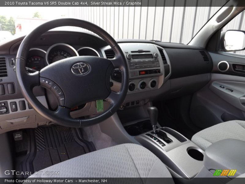 Silver Streak Mica / Graphite 2010 Toyota Tacoma V6 SR5 Double Cab 4x4