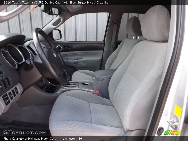 Silver Streak Mica / Graphite 2010 Toyota Tacoma V6 SR5 Double Cab 4x4