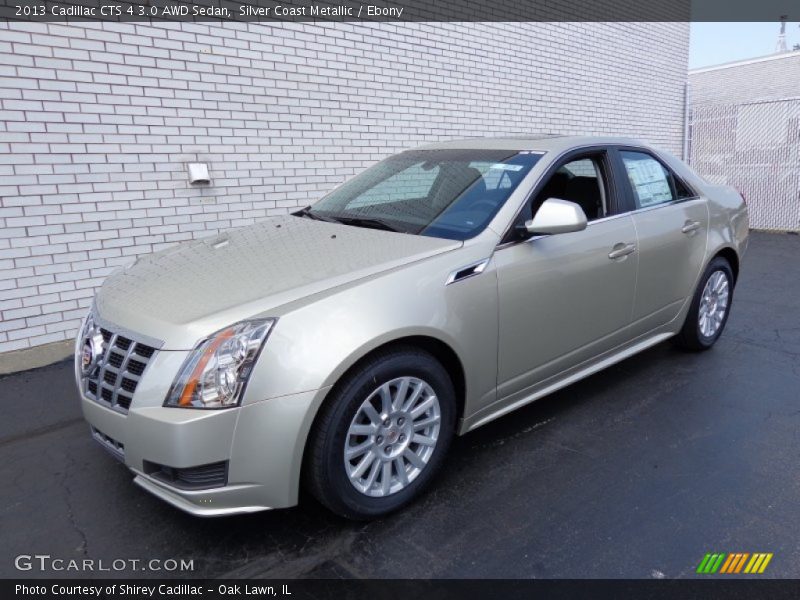 Silver Coast Metallic / Ebony 2013 Cadillac CTS 4 3.0 AWD Sedan