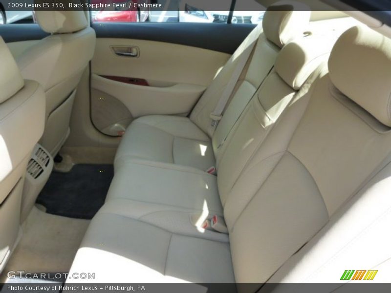 Black Sapphire Pearl / Cashmere 2009 Lexus ES 350