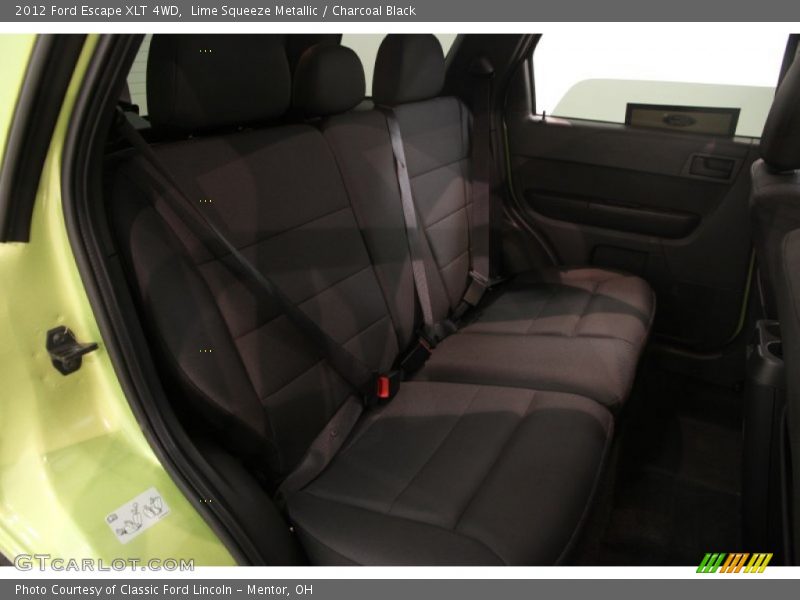 Lime Squeeze Metallic / Charcoal Black 2012 Ford Escape XLT 4WD