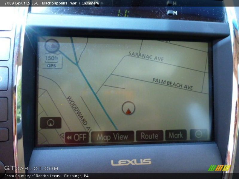 Black Sapphire Pearl / Cashmere 2009 Lexus ES 350