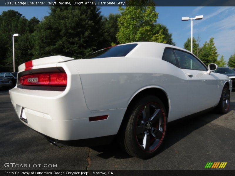 Bright White / Dark Slate Gray 2013 Dodge Challenger Rallye Redline