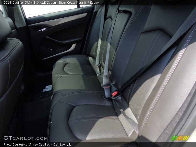 Silver Coast Metallic / Ebony 2013 Cadillac CTS 4 3.0 AWD Sedan