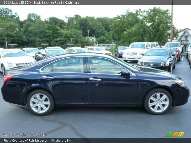 Black Sapphire Pearl / Cashmere 2009 Lexus ES 350
