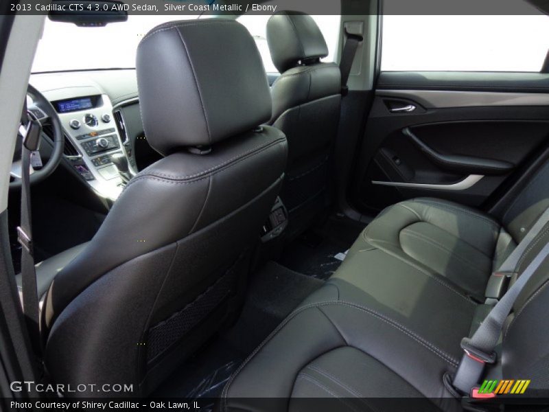 Silver Coast Metallic / Ebony 2013 Cadillac CTS 4 3.0 AWD Sedan