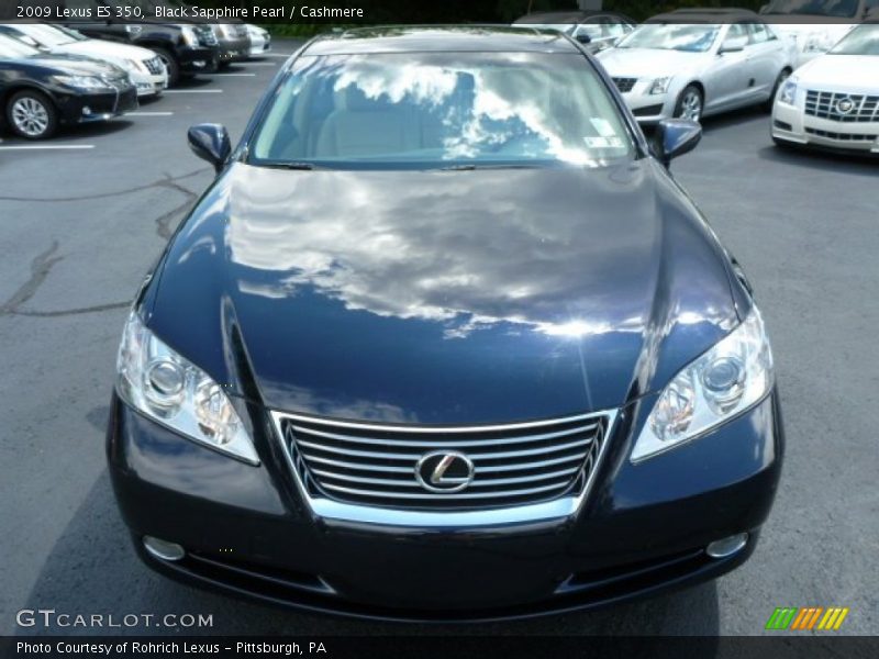 Black Sapphire Pearl / Cashmere 2009 Lexus ES 350