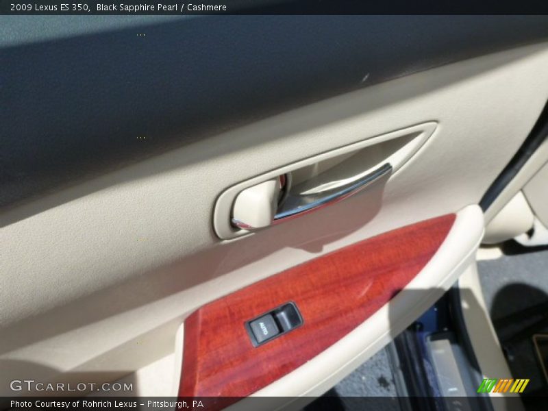 Black Sapphire Pearl / Cashmere 2009 Lexus ES 350