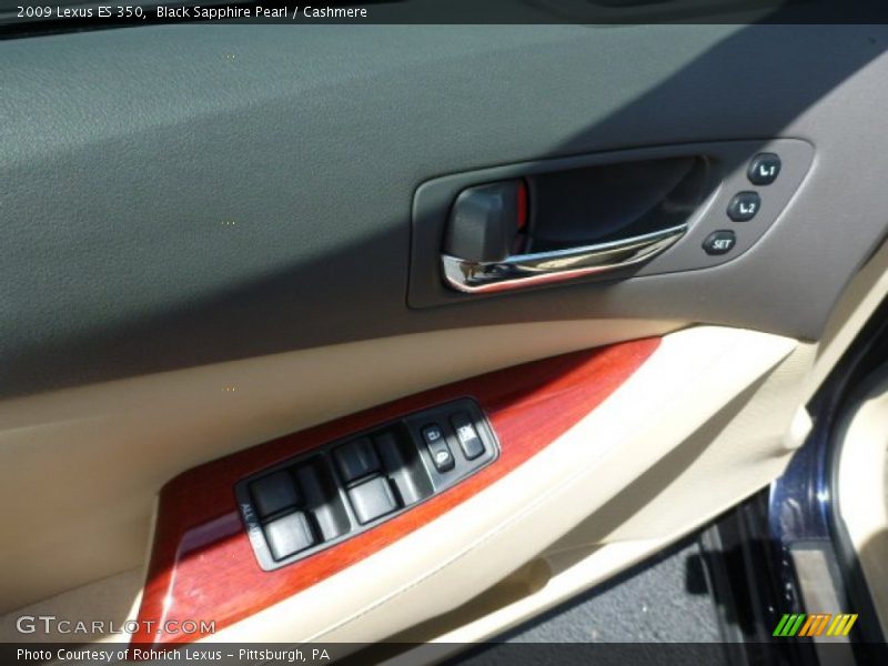 Black Sapphire Pearl / Cashmere 2009 Lexus ES 350