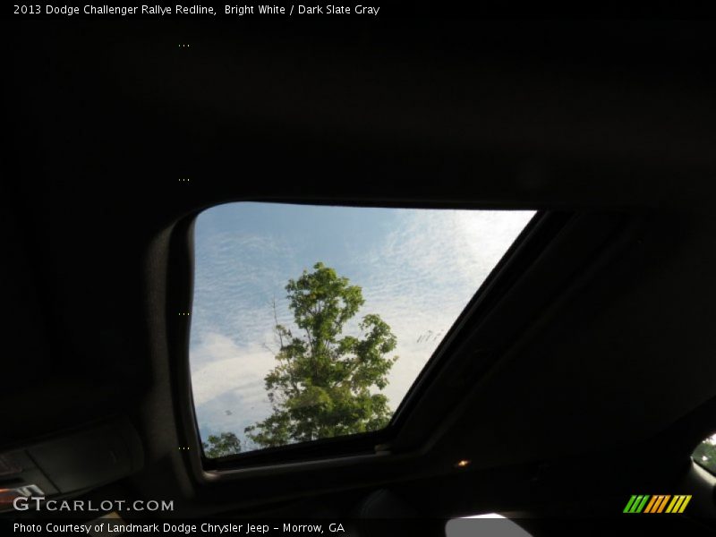 Bright White / Dark Slate Gray 2013 Dodge Challenger Rallye Redline