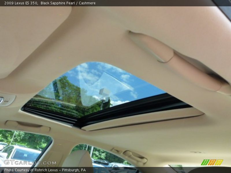 Black Sapphire Pearl / Cashmere 2009 Lexus ES 350