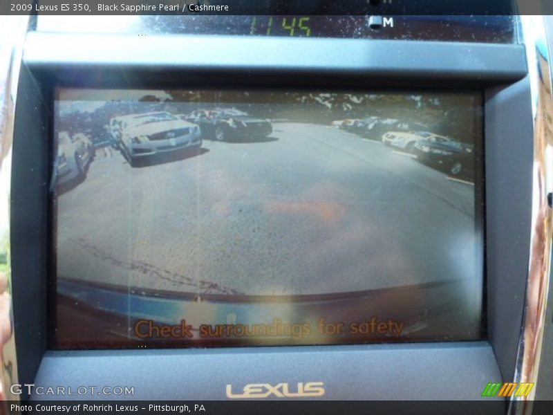 Black Sapphire Pearl / Cashmere 2009 Lexus ES 350