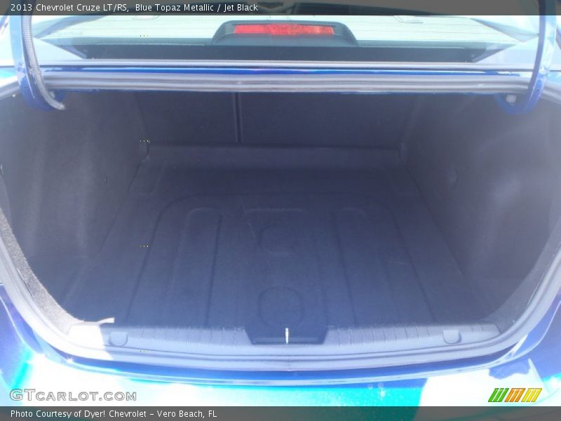 Blue Topaz Metallic / Jet Black 2013 Chevrolet Cruze LT/RS