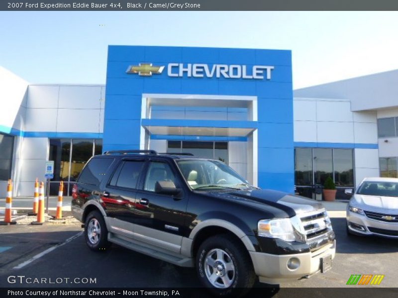 Black / Camel/Grey Stone 2007 Ford Expedition Eddie Bauer 4x4