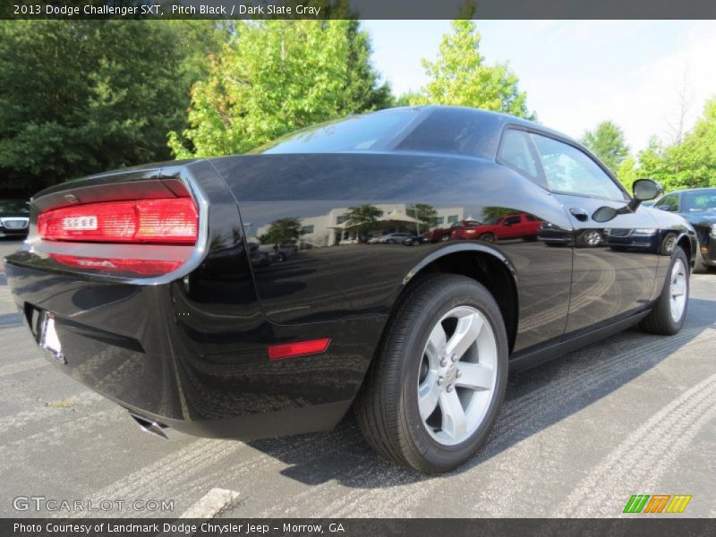 Pitch Black / Dark Slate Gray 2013 Dodge Challenger SXT