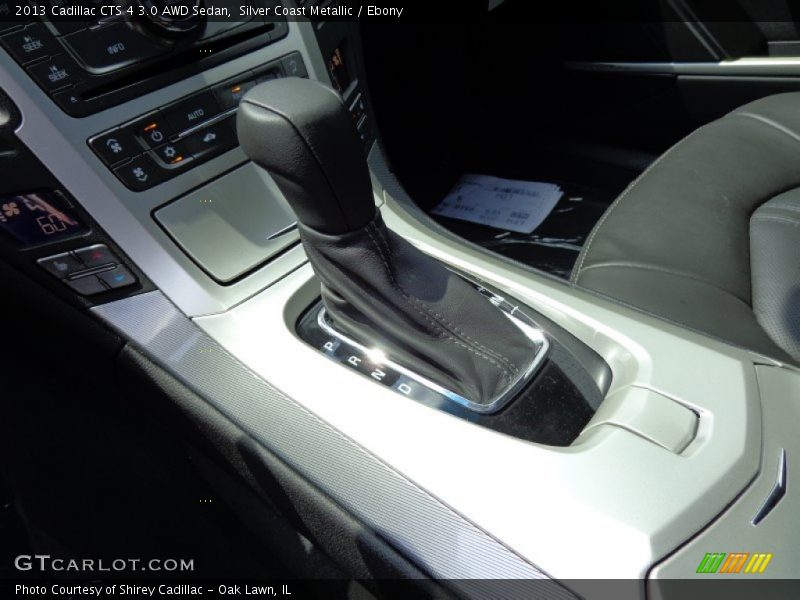 Silver Coast Metallic / Ebony 2013 Cadillac CTS 4 3.0 AWD Sedan
