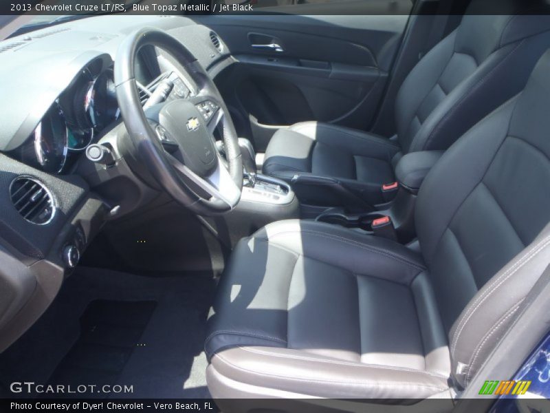 Blue Topaz Metallic / Jet Black 2013 Chevrolet Cruze LT/RS