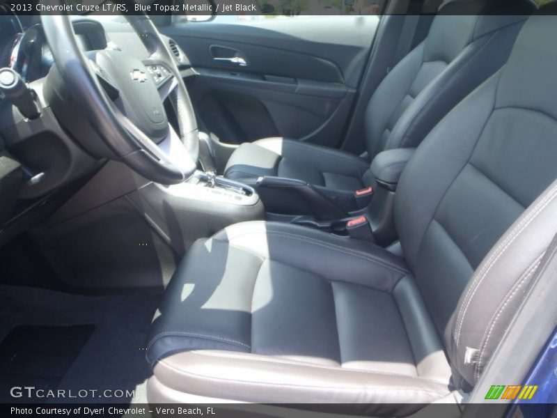 Blue Topaz Metallic / Jet Black 2013 Chevrolet Cruze LT/RS