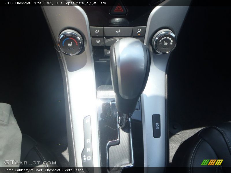 Blue Topaz Metallic / Jet Black 2013 Chevrolet Cruze LT/RS