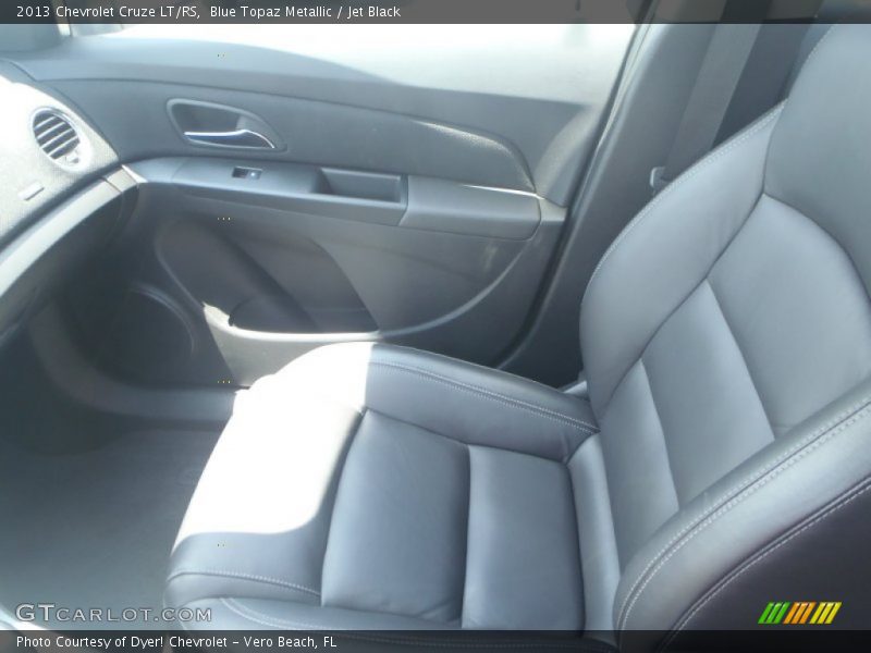 Blue Topaz Metallic / Jet Black 2013 Chevrolet Cruze LT/RS
