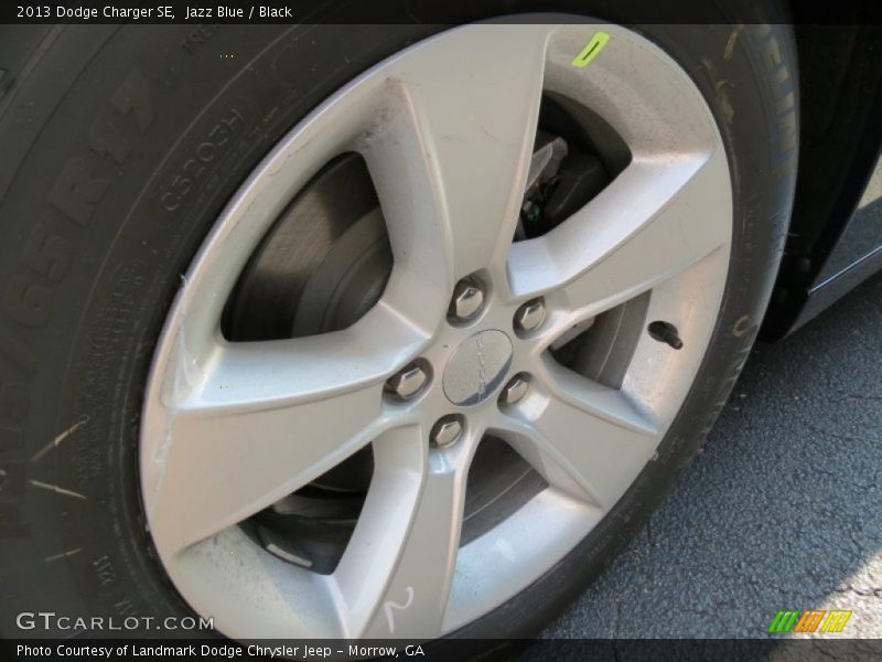 Jazz Blue / Black 2013 Dodge Charger SE