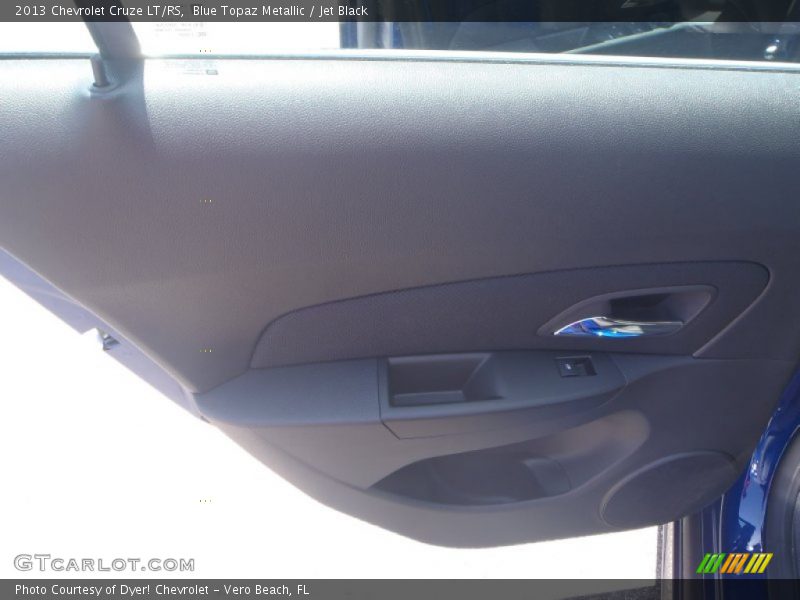 Blue Topaz Metallic / Jet Black 2013 Chevrolet Cruze LT/RS