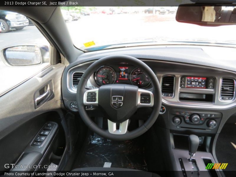 Jazz Blue / Black 2013 Dodge Charger SE
