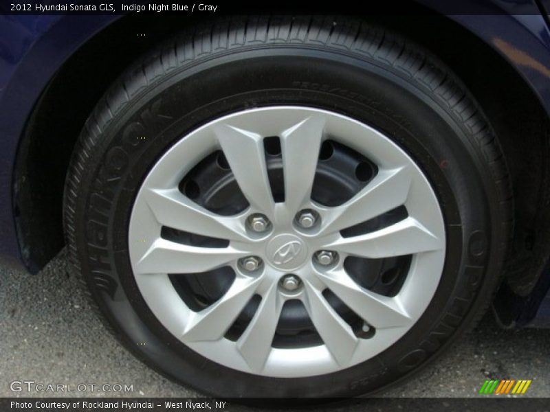 Indigo Night Blue / Gray 2012 Hyundai Sonata GLS