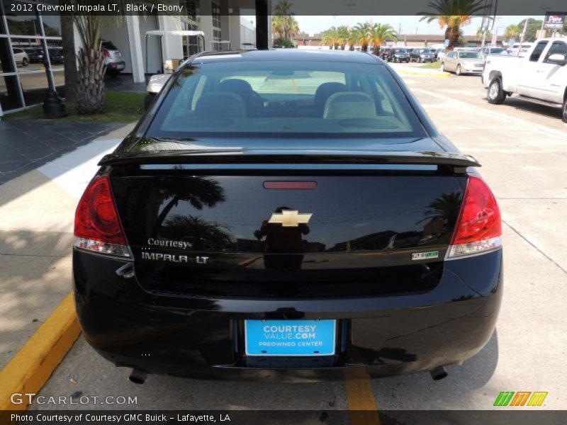 Black / Ebony 2012 Chevrolet Impala LT