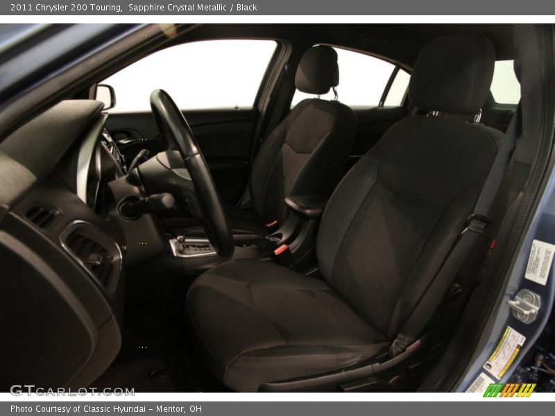 Front Seat of 2011 200 Touring