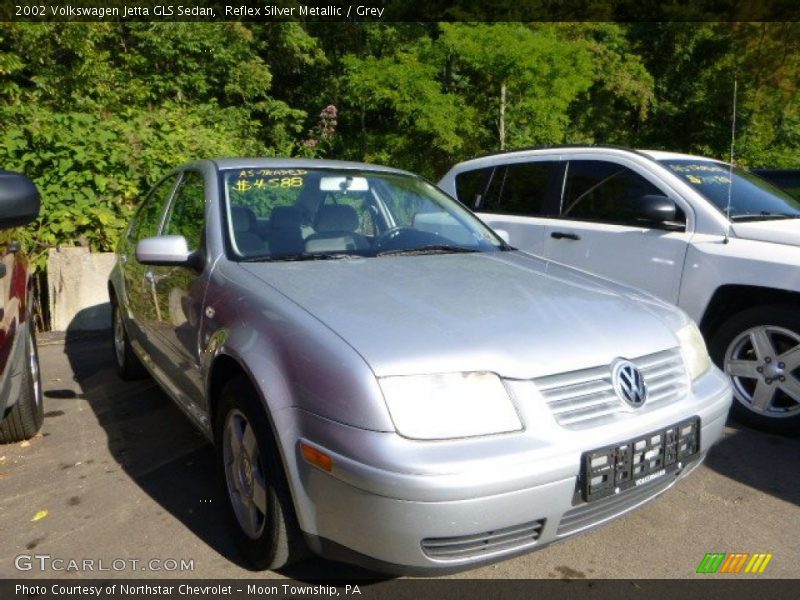 Reflex Silver Metallic / Grey 2002 Volkswagen Jetta GLS Sedan