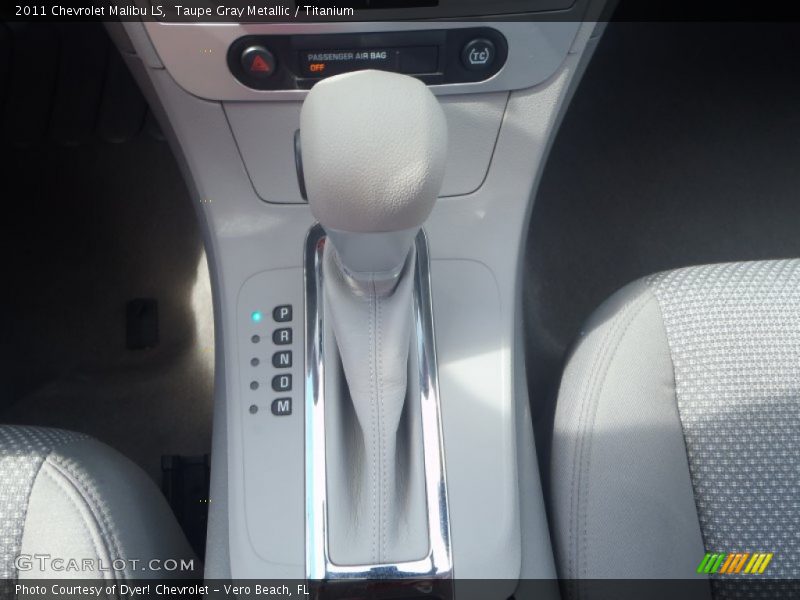 Taupe Gray Metallic / Titanium 2011 Chevrolet Malibu LS