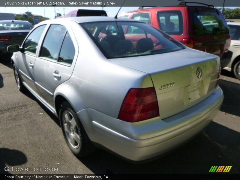 Reflex Silver Metallic / Grey 2002 Volkswagen Jetta GLS Sedan