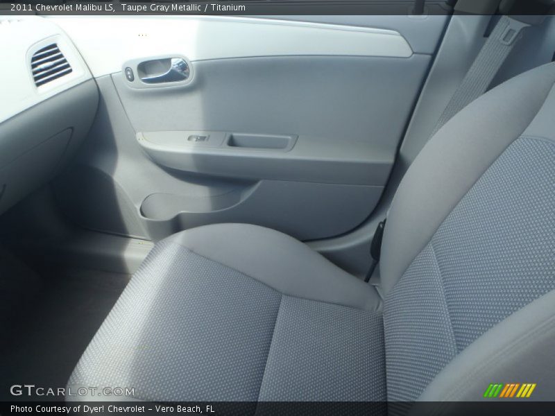 Taupe Gray Metallic / Titanium 2011 Chevrolet Malibu LS