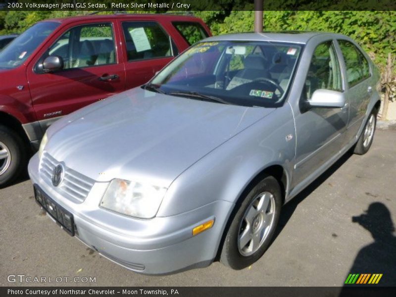Reflex Silver Metallic / Grey 2002 Volkswagen Jetta GLS Sedan