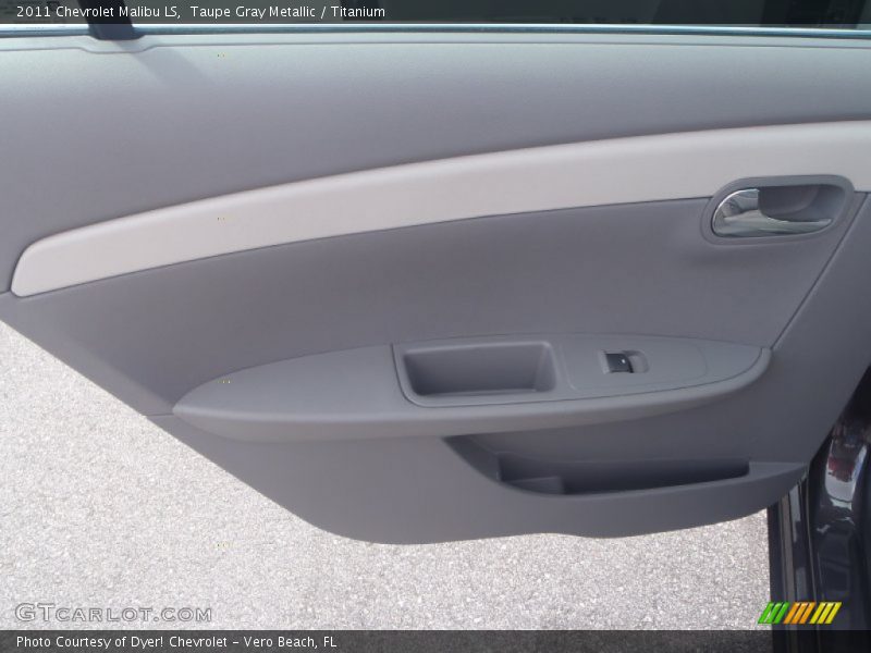 Taupe Gray Metallic / Titanium 2011 Chevrolet Malibu LS