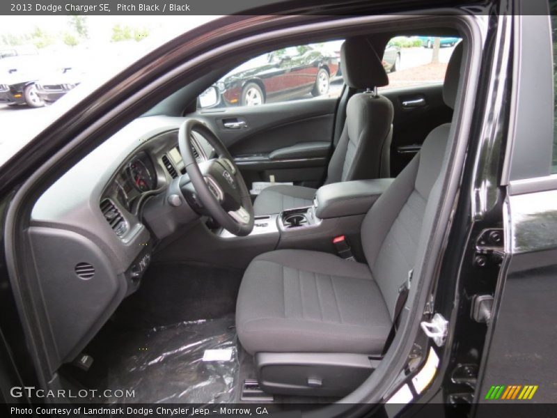 Pitch Black / Black 2013 Dodge Charger SE