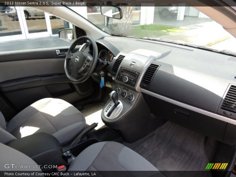 Super Black / Beige 2012 Nissan Sentra 2.0 S