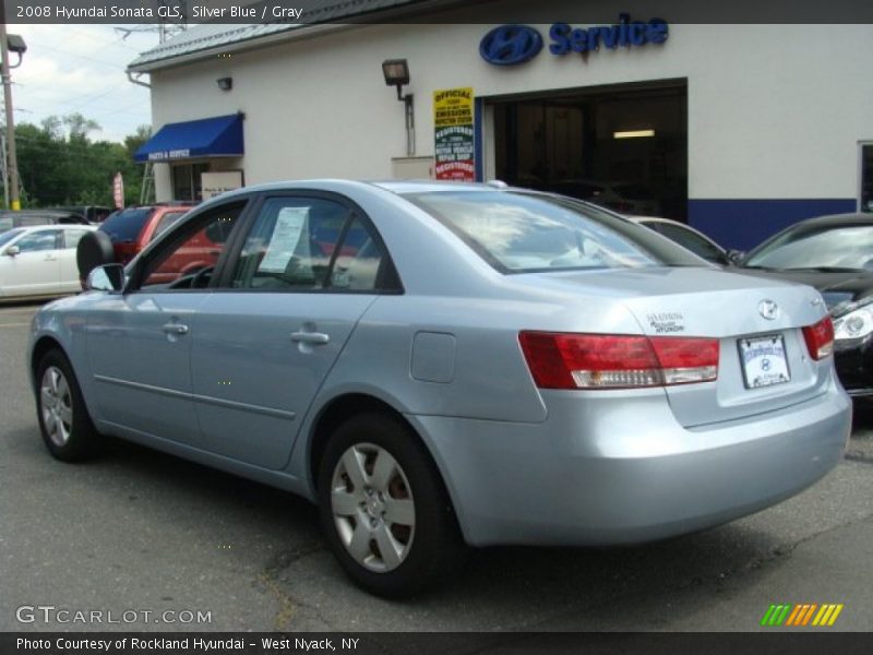 Silver Blue / Gray 2008 Hyundai Sonata GLS