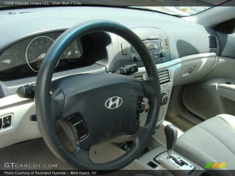 Silver Blue / Gray 2008 Hyundai Sonata GLS