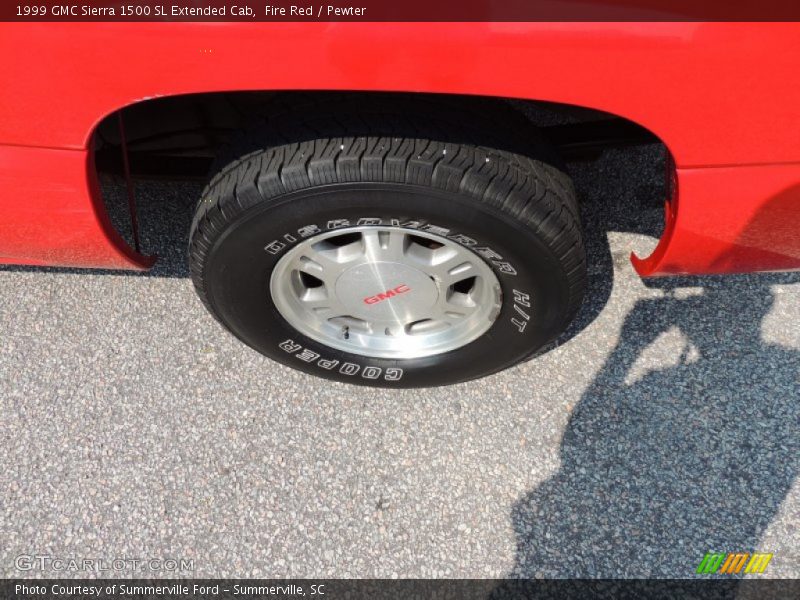 Fire Red / Pewter 1999 GMC Sierra 1500 SL Extended Cab