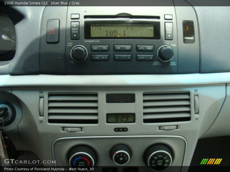 Silver Blue / Gray 2008 Hyundai Sonata GLS