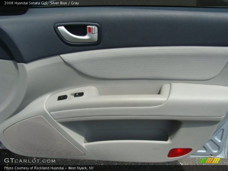 Silver Blue / Gray 2008 Hyundai Sonata GLS