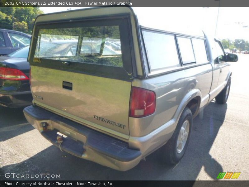 Pewter Metallic / Graphite 2003 GMC Sonoma SLS Extended Cab 4x4
