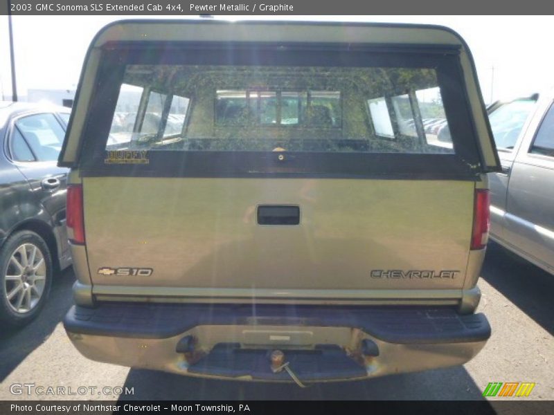 Pewter Metallic / Graphite 2003 GMC Sonoma SLS Extended Cab 4x4