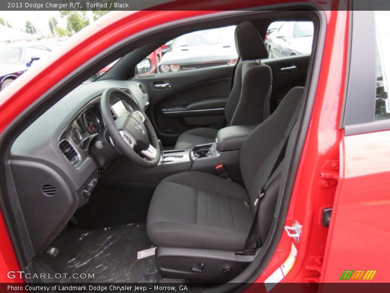 Front Seat of 2013 Charger R/T