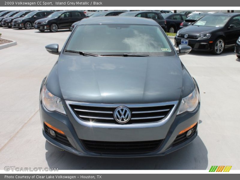 Island Grey Metallic / Black 2009 Volkswagen CC Sport