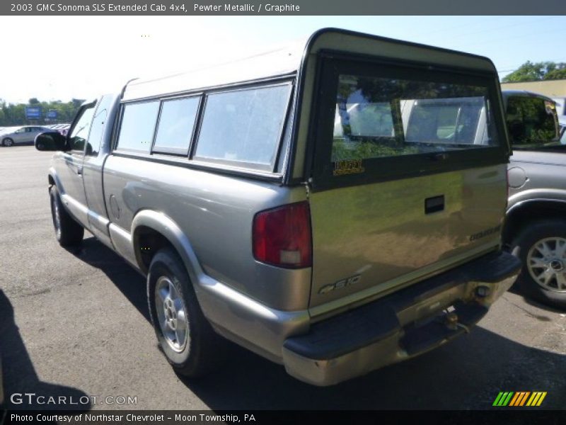 Pewter Metallic / Graphite 2003 GMC Sonoma SLS Extended Cab 4x4